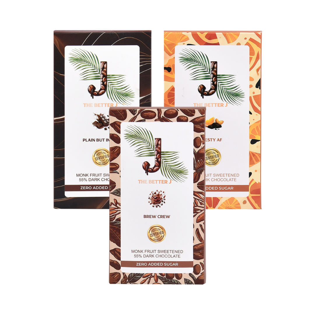 Monk Fruit Dark Chocolate, No Added Sugar Dark Chocolate